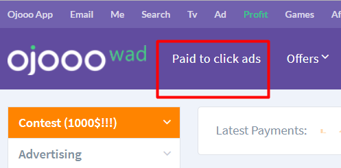 Ojooo Paid to click ads Bangla Tutorial